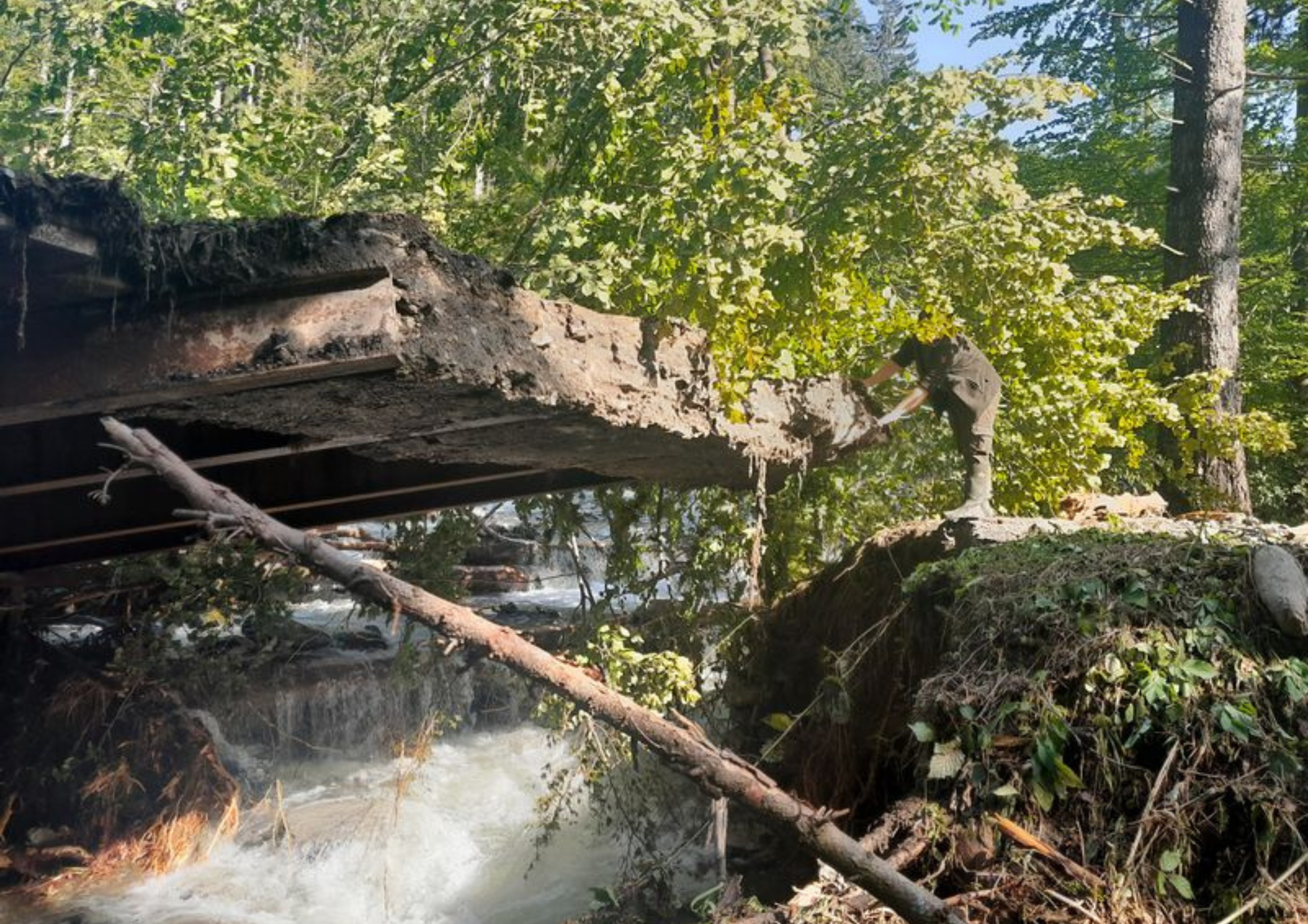 povodeň, škody na majetku, dopravní infrastruktura, jesenický region, Arcibiskupské lesy