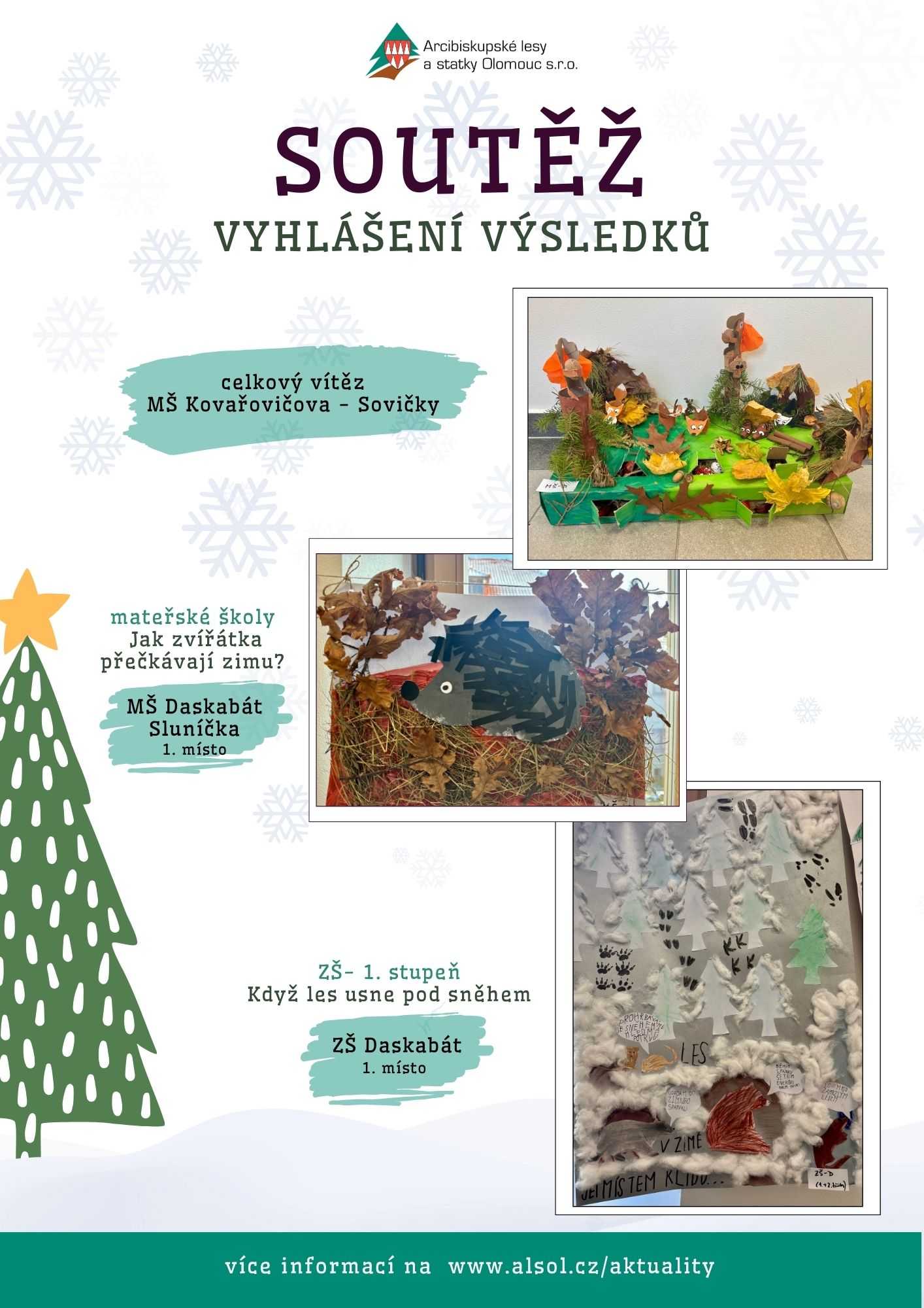 Vyhlášení soutěže o vánoční stromeček