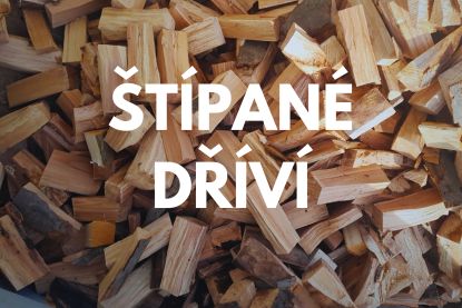 štípané dříví
