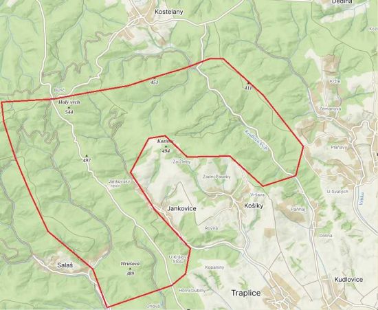 UPOZORNĚNÍ – naháňka v okolí obcí Jankovice, Kostelany, Košíky, Kudlovice, Salaš, Traplice, Velehrad a Modrá