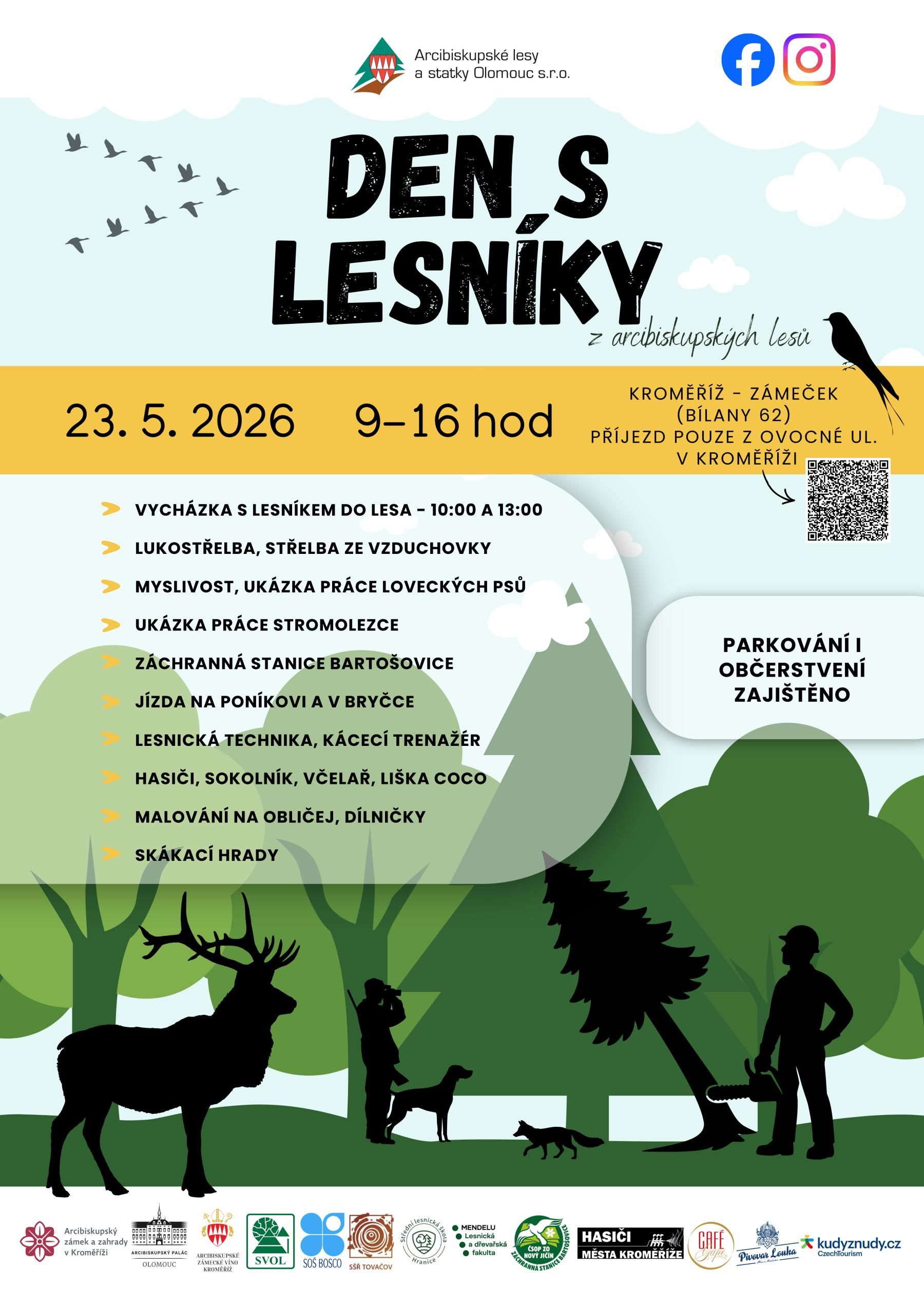 Den s lesníky: 23. 5. 2026 v Kroměříži