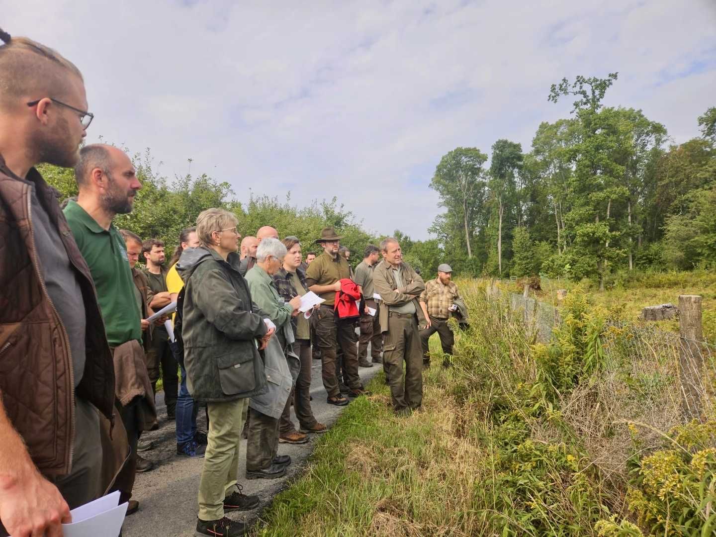 Odborná lesnická exkurze na polesí Kroměříž