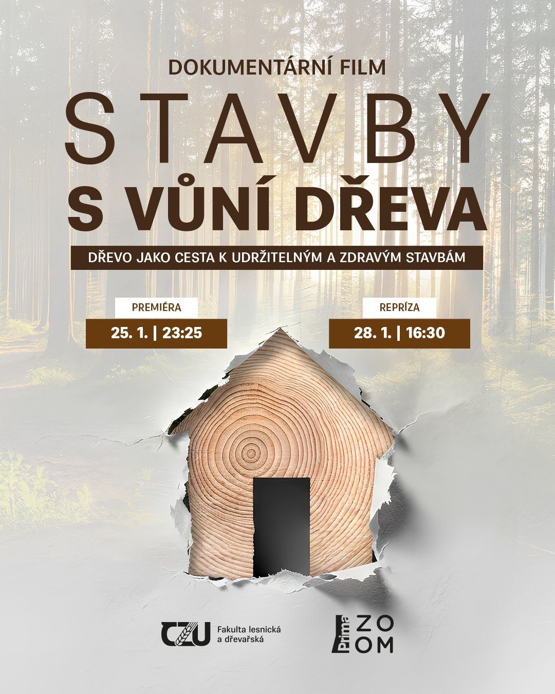 Spolupráce s FLD ČZU v Praze: Dokument o moderních dřevostavbách v ČR