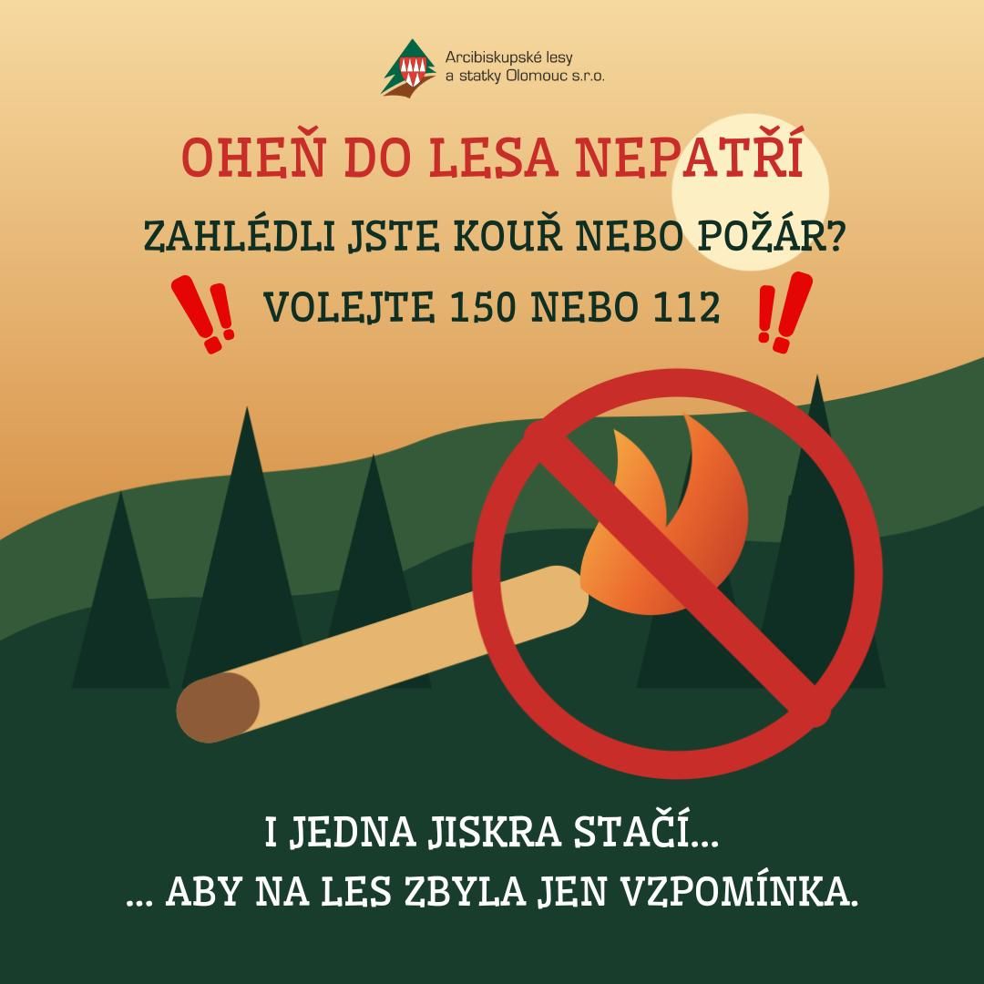 Sucho a horko: i jedna jiskra může zapálit les